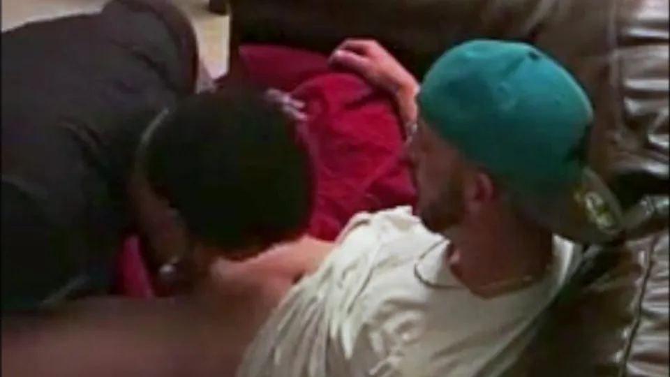 White tatted str8 thug sucked by black cumslut - ThisVid.com