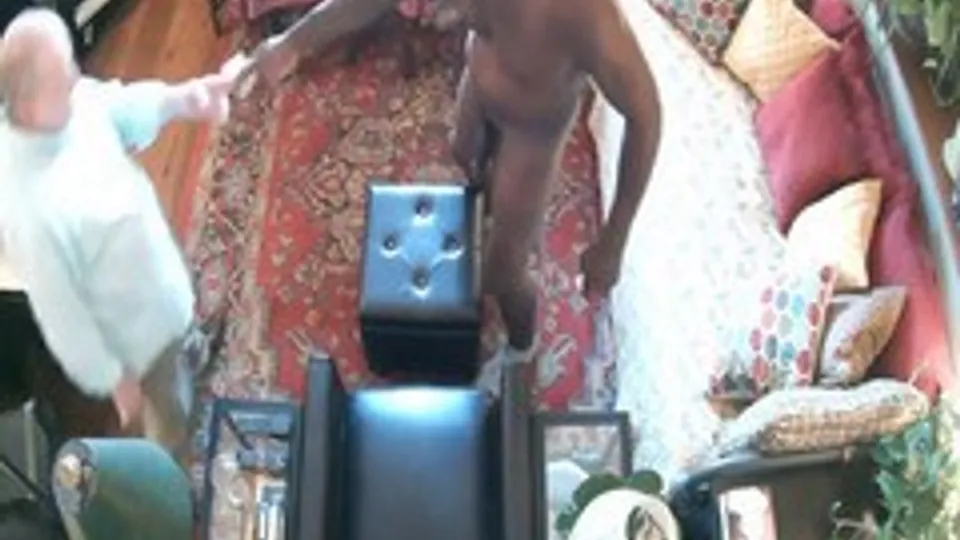 White toothless pig pays to gum black crackhead dick - ThisVid.com