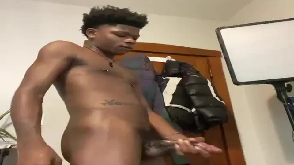 WholeLottaGay Slutty Sexy Black Dude Ass Fuck, Solo Cum Cream And Dildo Ride Ebony VIdeos (19).mp4
