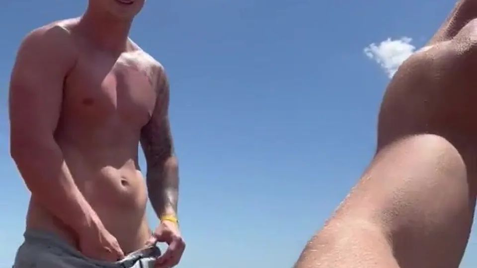 Will and Friend Outside Piss