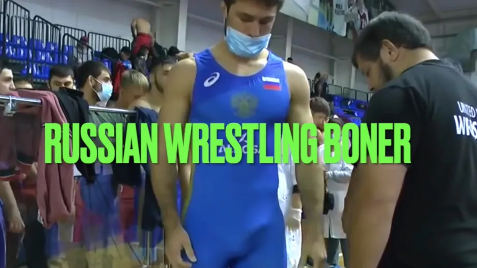 Wrestling Boner! - Russian Wrestler Gets Hard - ThisVid.com