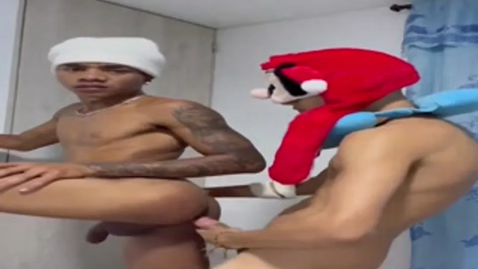 XANGEL Naughty Black Twinks, Horny Butt Fucking Penetration Breeding, Public Anal Fuck (34)