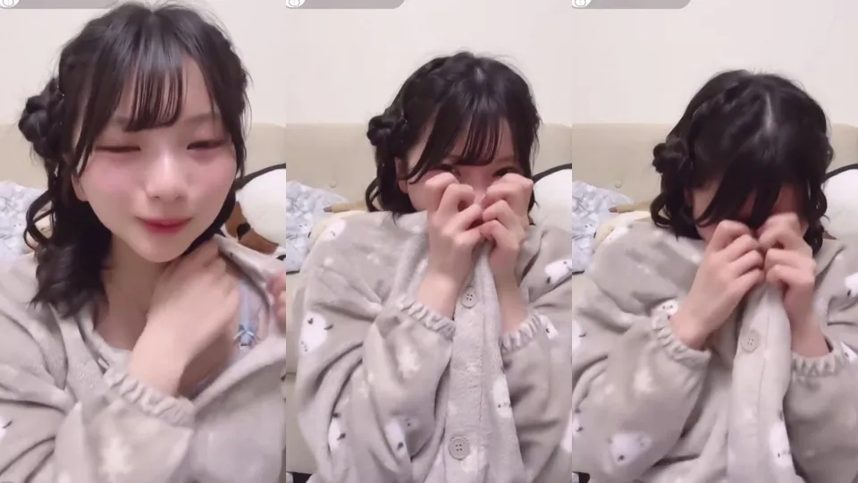 You can even see the shape of the idols streaming breasts  