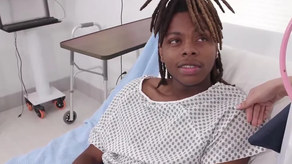 Busty Nurse Aria Nicole's Pre-Surgery Relief