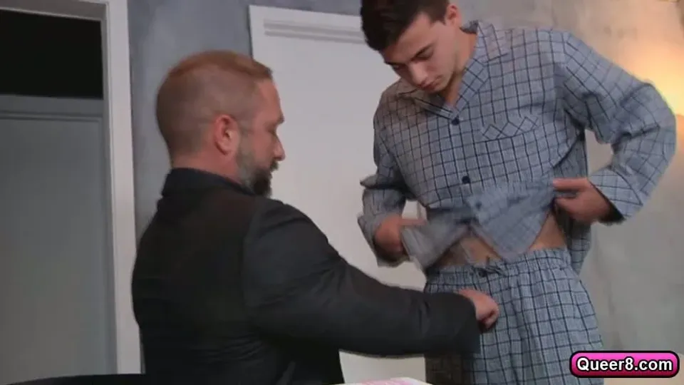 Young boy fucked in his tight ass by his step father