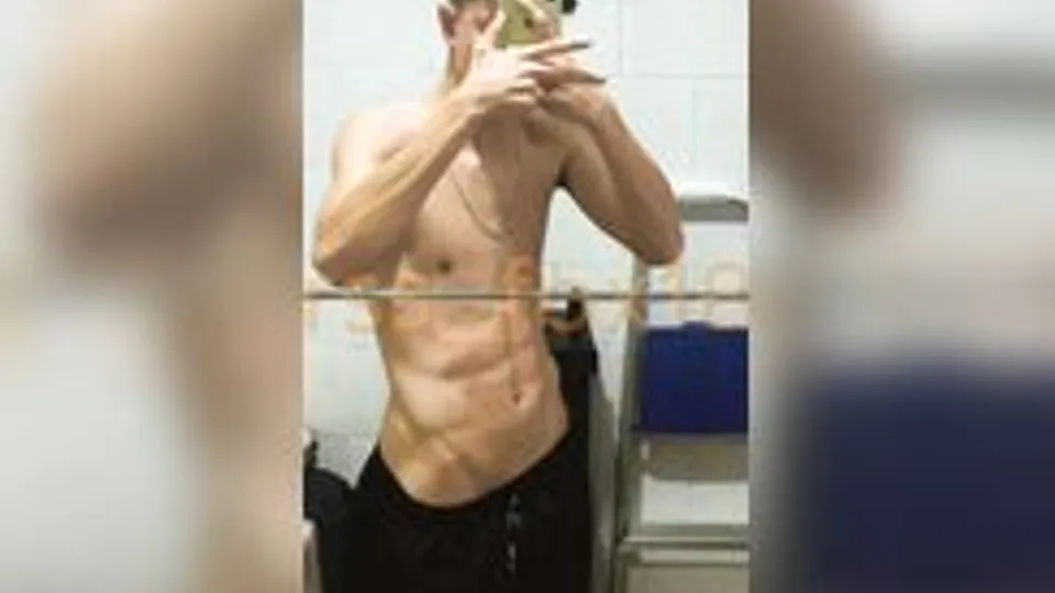 Young footballer gets a blowjob