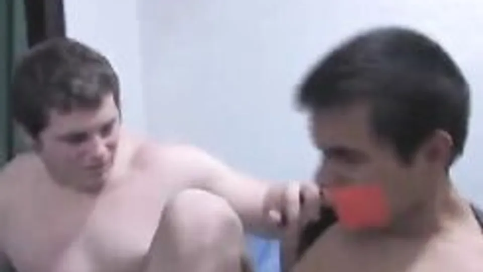 Young guy plays with his toy boy