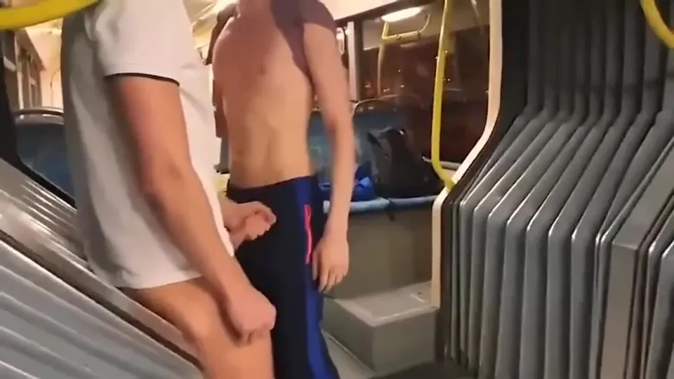 Young guys having sex in a bus during night - ThisVid.com