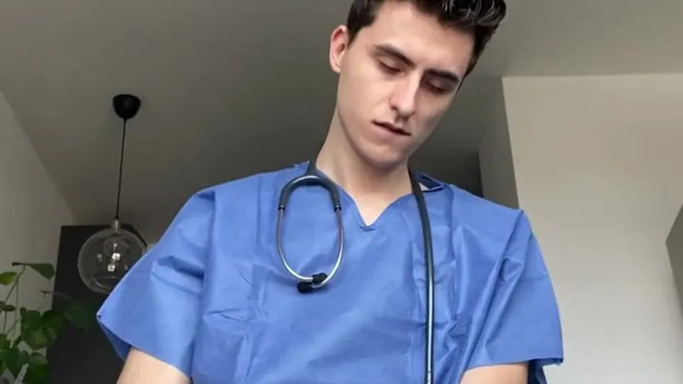 Young Hot Doctor Masturbates
