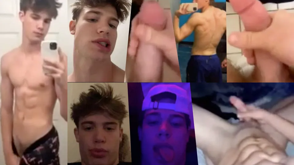 Young jock stroking cock, fucking chicks & cumming - ThisVid.com