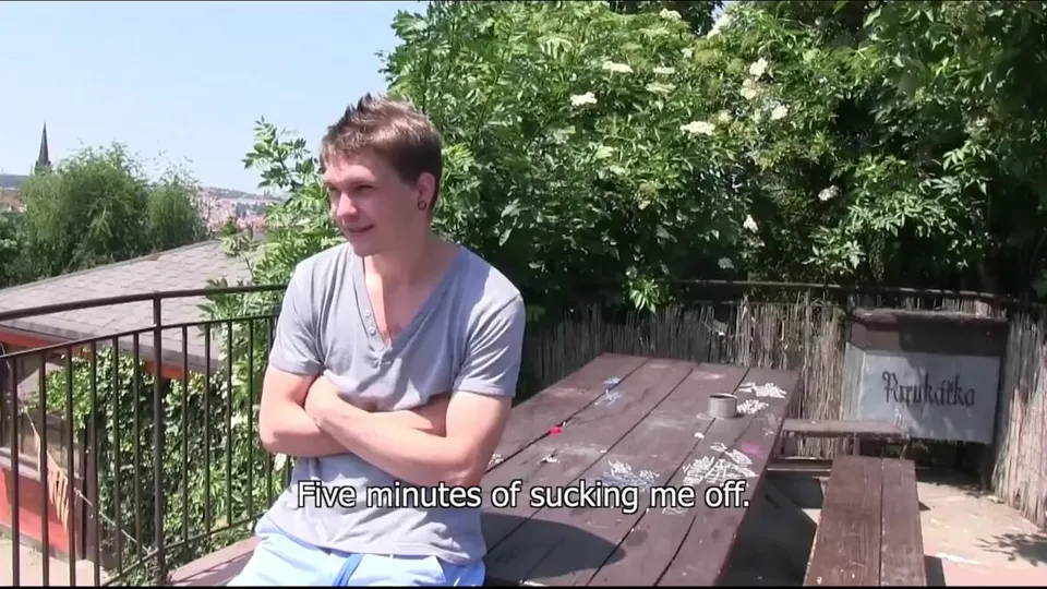 Young Robbie Kasl Lets a Hung Daddy Fuck His Tight Cherry Ass