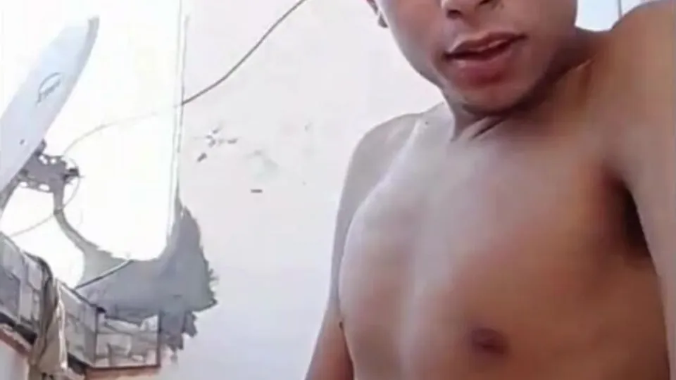 Young verbal egyptian on the balcony